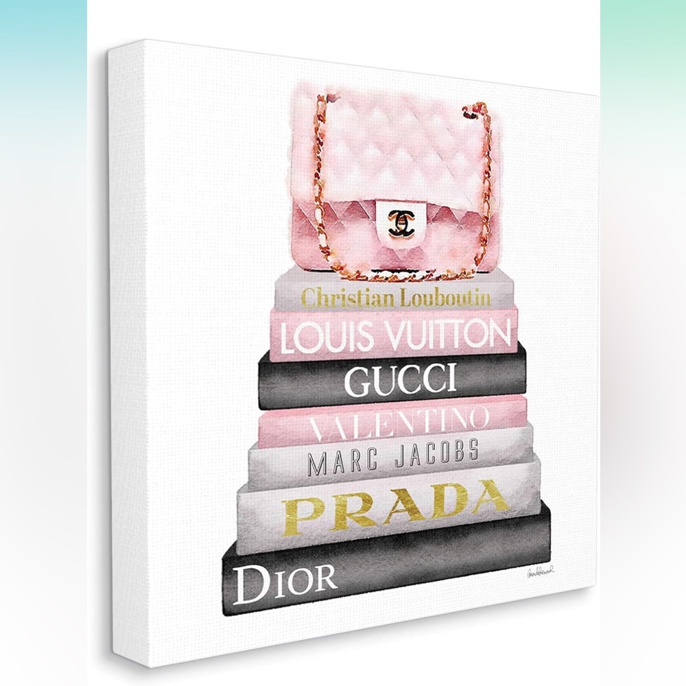 Fashion Bookstack Padded Pink